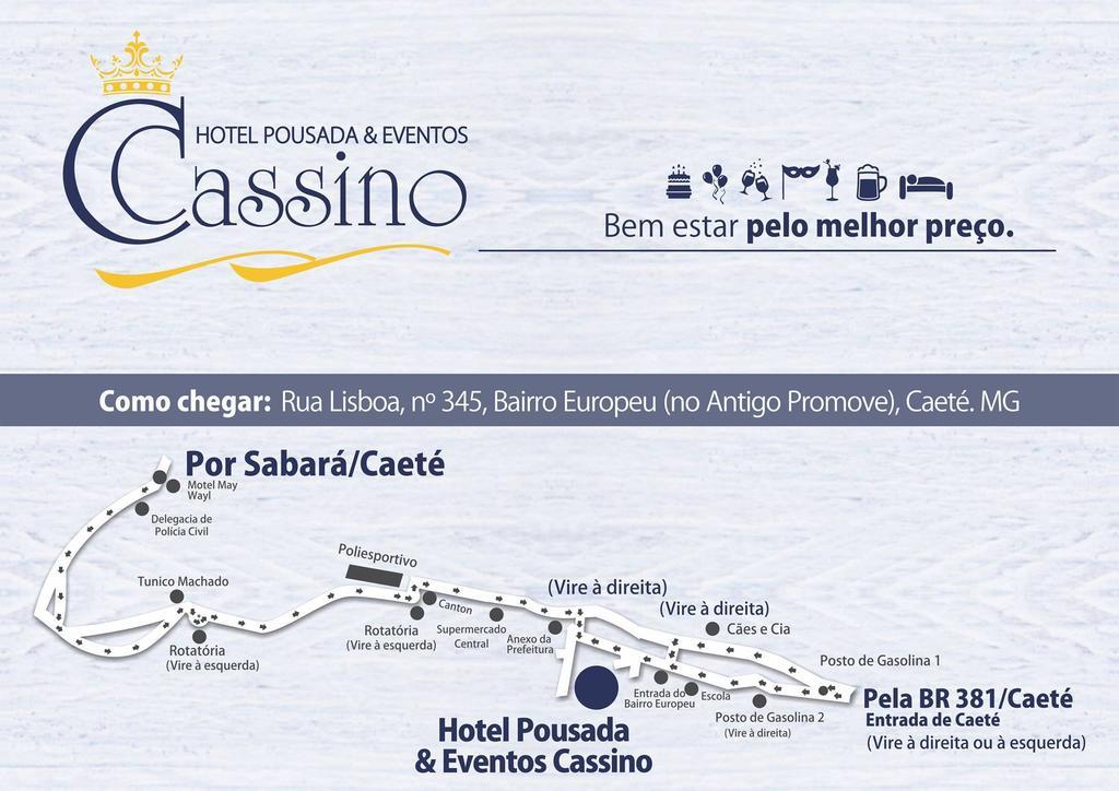 Hotel Pousada & Eventos Cassino Caeté Extérieur photo